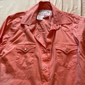 Western pearl snap long-sleeve shirt